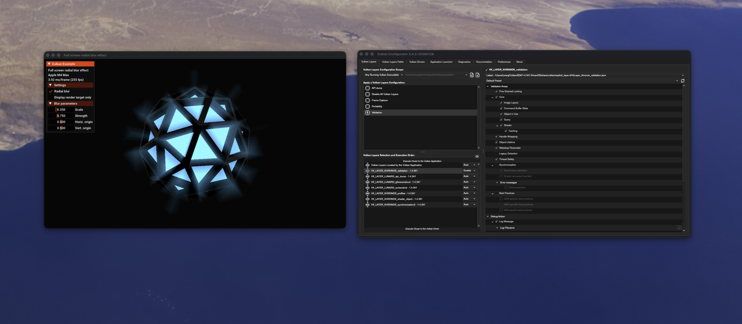Vulkan Configurator screen shot