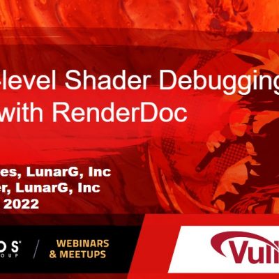 Vulkanise Demo: Source-level Shader Debugging in Vulkan with RenderDoc