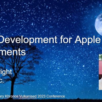 Vulkan Development in Apple Environments